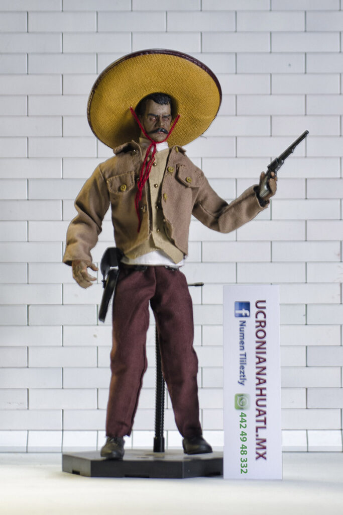 Emiliano Zapata. figura desnuda 600MXN, con accesorios varia según presupuesto