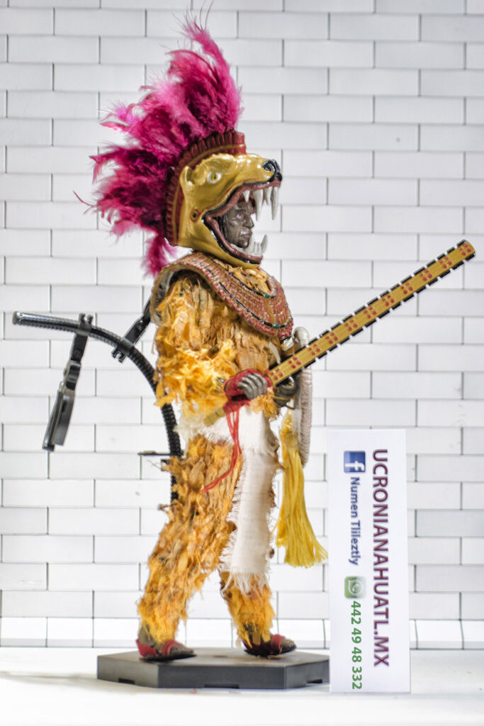 figuras guerrero jaguar y águila customizado escala 1/6 | Ucronia náhuatl
