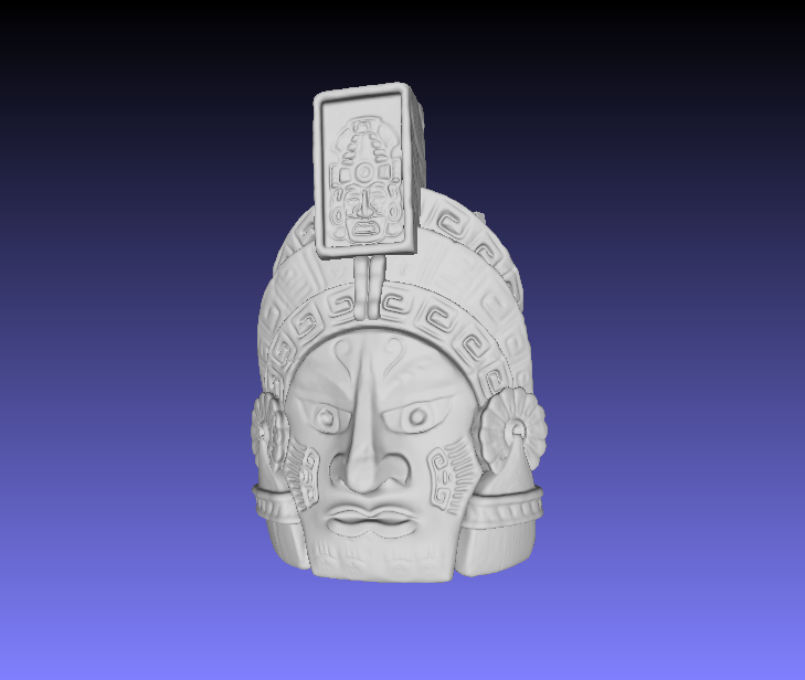 model 3d aztec, mexico prehispanico